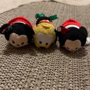 Disney Tsum Tsum Holiday Trio - Red, Black, Yellow